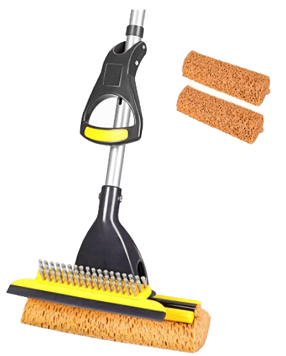 YOCADA Sponge Mop with Extendable Handle