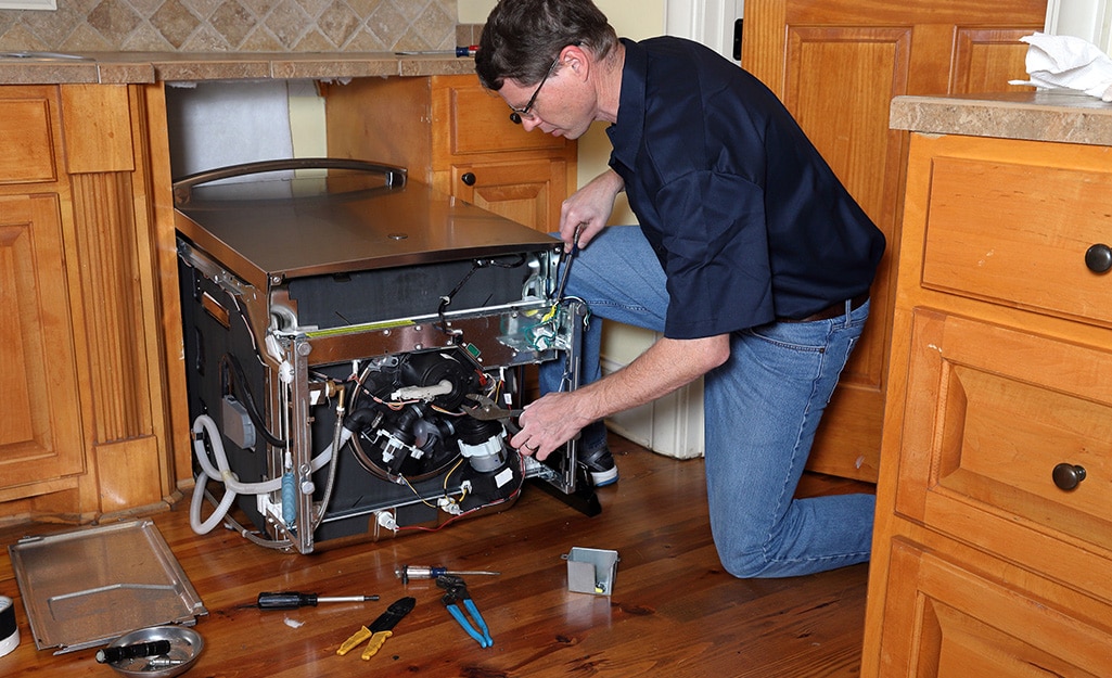 how to install a dishwasher step 2
