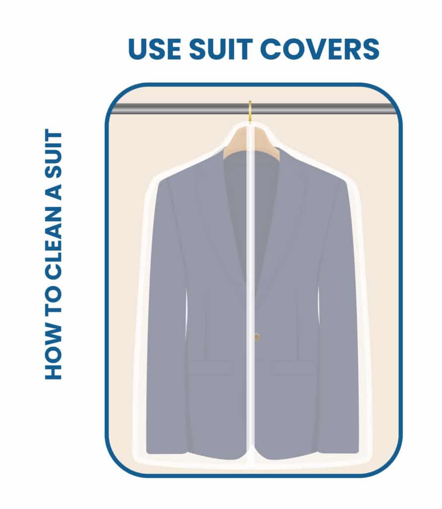 use high quality suit covers when you clean suit 1