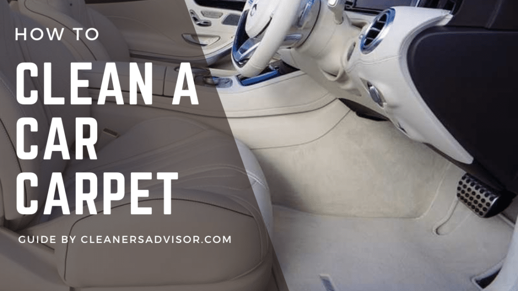 How to clean a car carpet