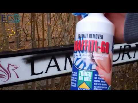 How to Get Paint Off Of a Mirror using graffiti remover