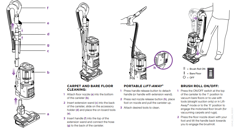 How to Assemble Shark Lift Away Vacuum