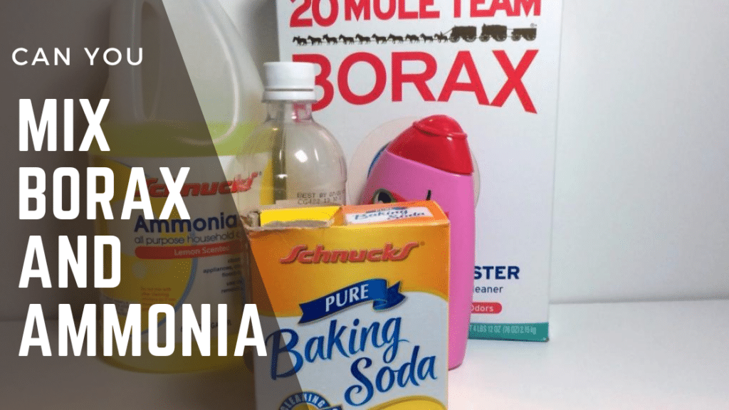 Can You Mix Borax And Ammonia
